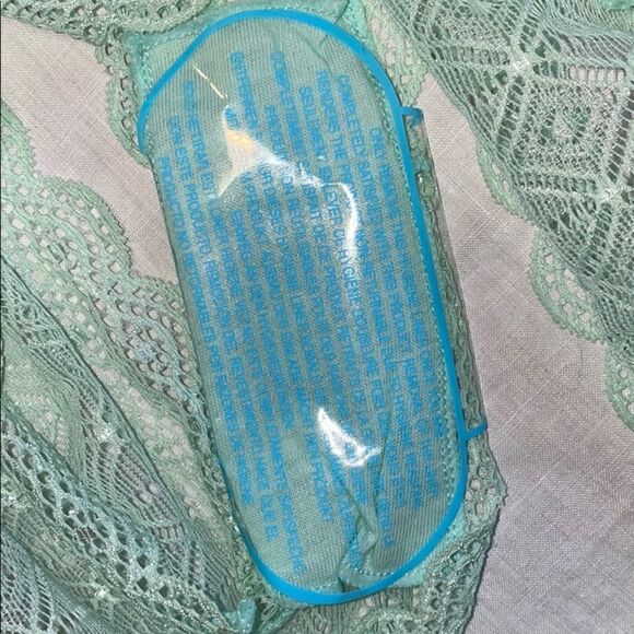 🌸 ASOS Mint Green Lace Boy Short Panty-M - Picture 3 of 4